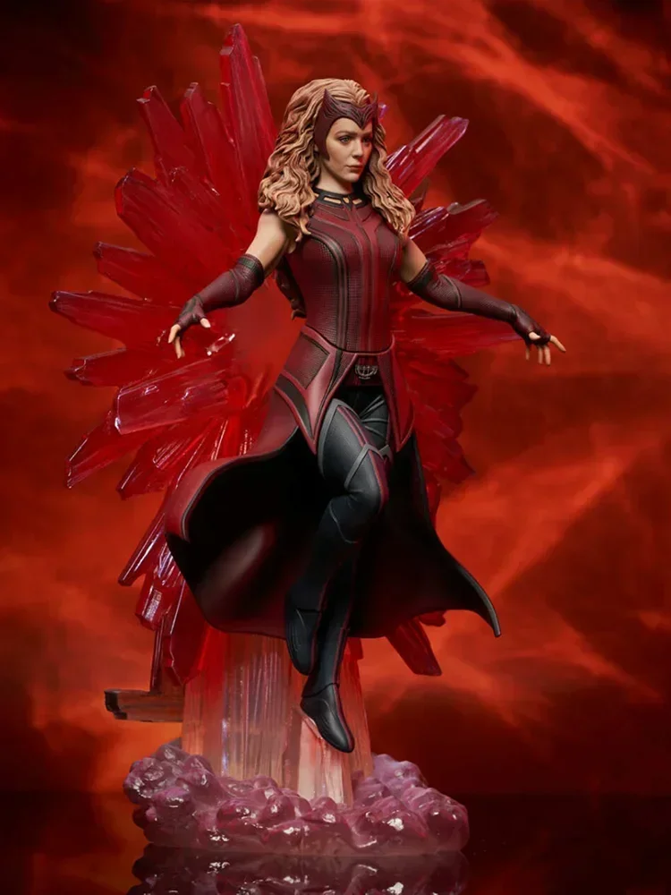 New Dst Marvel Art Gallery Series Scarlet Witch10-Inch  Action Figure Collection Model Toy Anime Peripheral Toys Kids Gift