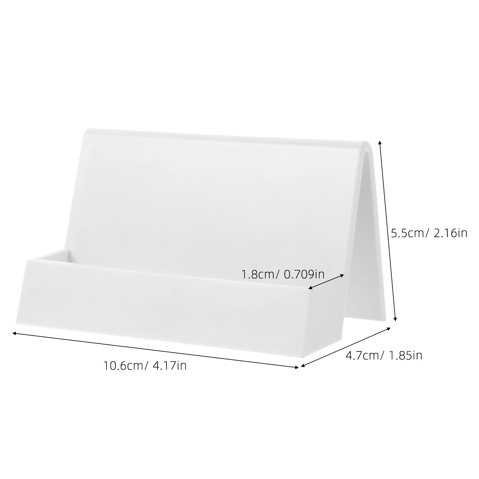 Business Display Plastic Desktop Stand For Desk Office Tabletop Organizer Storage Rack Name Card Holder Business Card