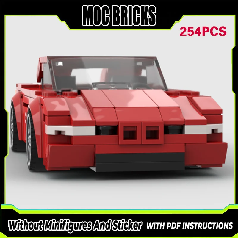 

Модель гоночного автомобиля Speed Racing Car MOC, конструктор из строительных блоков, высокопроизводительный автомобиль 850Csi, модульная технология, подарки, праздничные наборы для сборки, детские игрушки