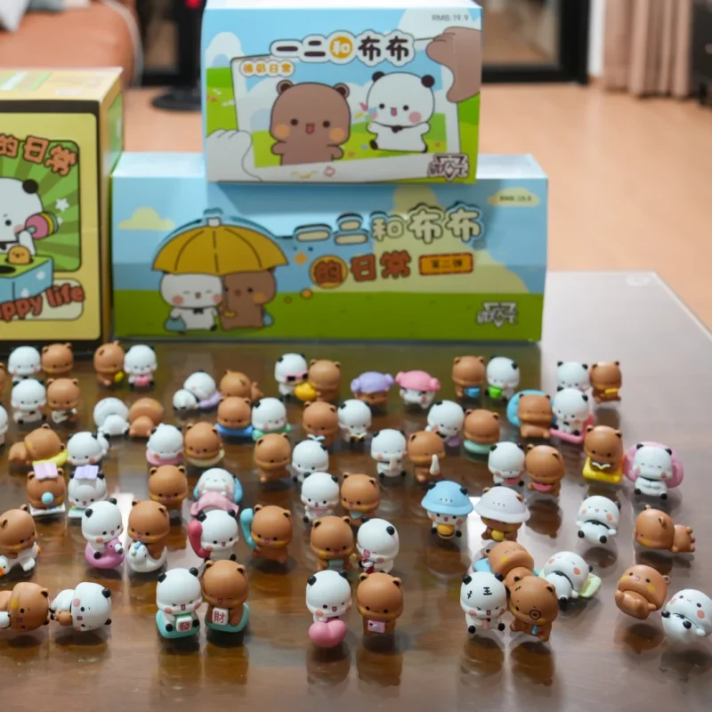 

Новая загадочная коробка, игрушки, оригинальная Yier и Bubu V3, пара, повседневная серия, слепая коробка, модный игровой орнамент, аниме, периферийные куклы, подарки