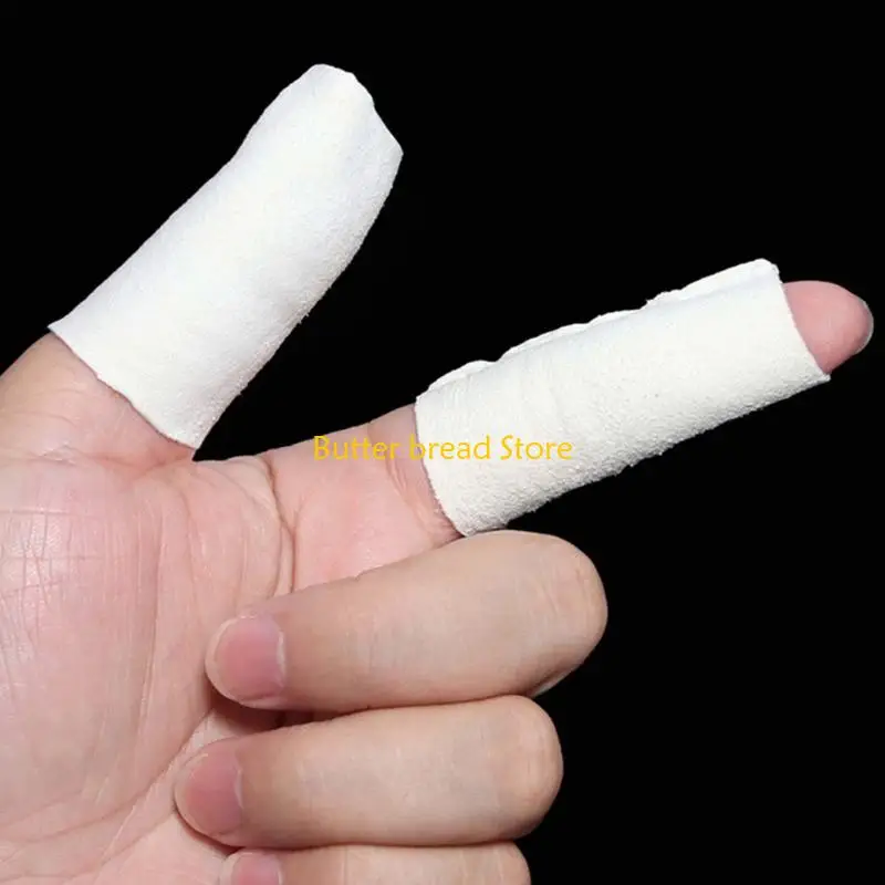 W89C Double Design Protective Sleeves Gloves For Jewelry Crafting Breathable 10 Pack