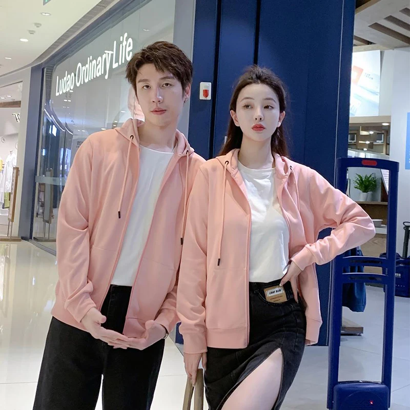 2022 neue männer Hoodies Sweatshirts Zipper Männer Einfarbig Herbst Dünne Sport Stil Mantel Für Männliche Sweatshirts Unisex