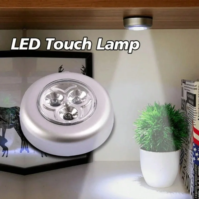 

Сенсорный светодиодный ночник без батареи, перезаряжаемый через USB настенный светильник для кемпинга на открытом воздухе, автофургона, шкафа и кухни, прочное движение