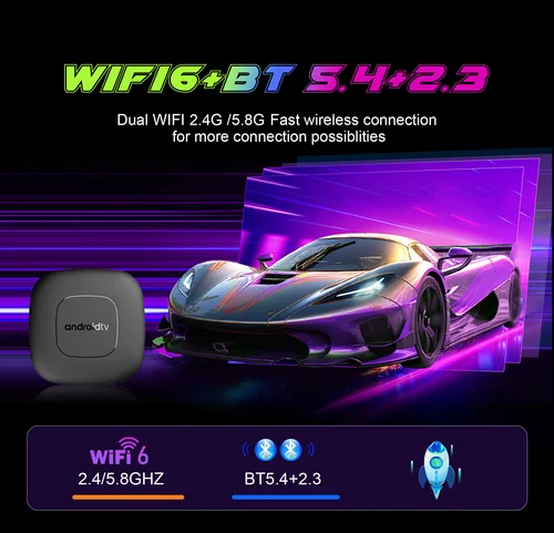 Imagen 2 del producto 2026 recién actualizado T1 Android 16 Smart TV Box RK3518 Quad Core 8GB RAM 128GB ROM Dual Wifi 2,4G/5,8G reproductor multimedia de cine en casa