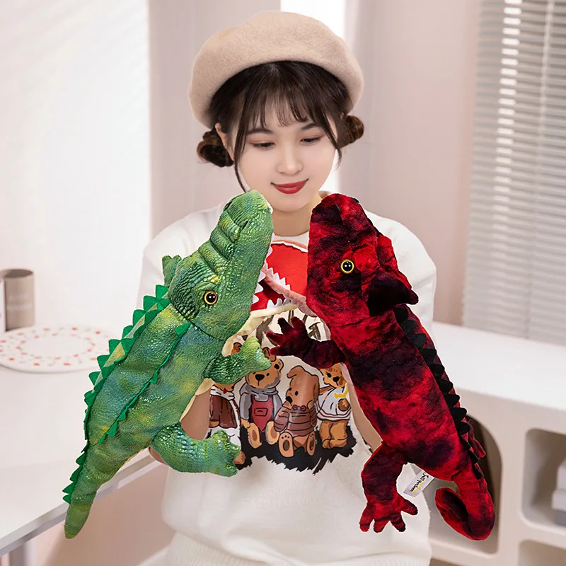 Cute Salamander Plush Toy Boyfriend Gift Soft Stuffed Animal Amphibian Snake  Doll Comfort Hand Puppet Birthday Gift