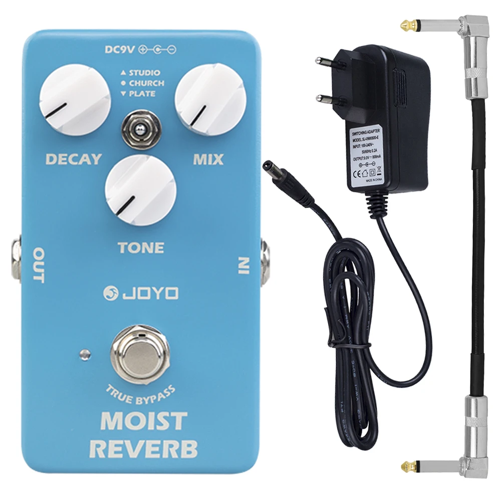 

JOYO Guitar Effect Pedal JF-20 MOIST REVERB Digital Reverb Pedal Studio/Church/Plate 3 Reverb Effects Guitar Pedal True Bypass