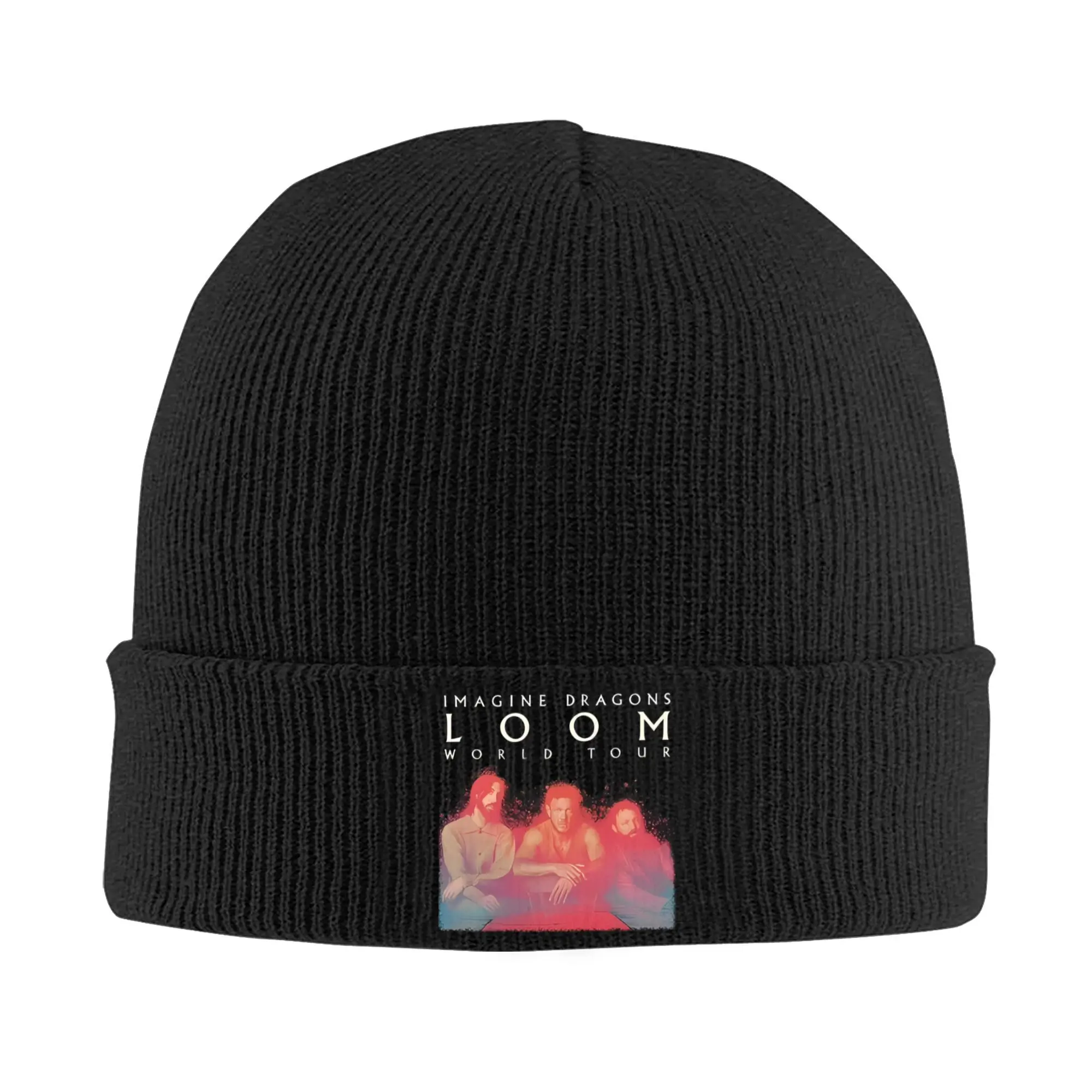 Imagine Dragons Band Loom Tour 2024 Rib Knit Cuffed Beanie For Men Women  Warm Knitted Beanies Caps