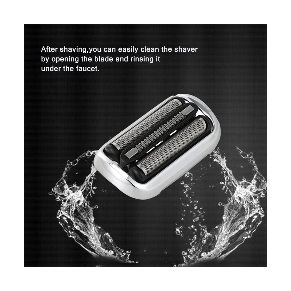 73S Replacement Shaver Head for Braun Electric Razor Series 7 S7 7020S, 7025S, 7085Cc, 7027Cs, 7071Cc and 7075Cc