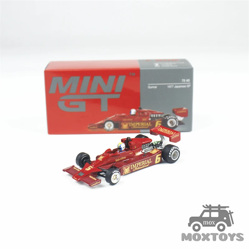 سيارة ميني جي تي 1:64 78 رقم 6 جونار نيلسون 1977 اليابانية GP Racing Diecast Model Car