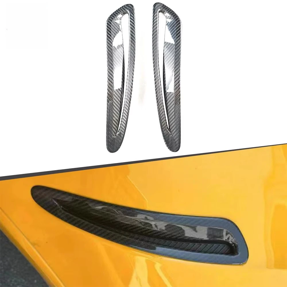 

Car Exterior Dry Carbon Hood Vents-2 Pcs(with Holes) For Toyota Supra A90 2019+