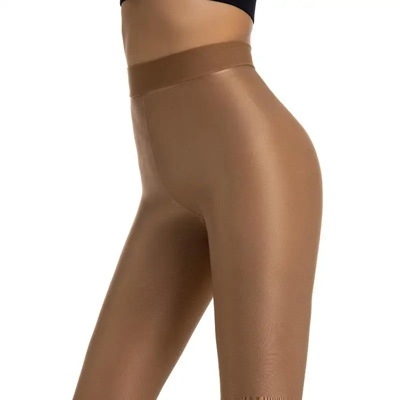 Reflexivo uma ginástica transfronteiriça uma calça legging tamanho grande XXL70D para fitn e exercício feminino