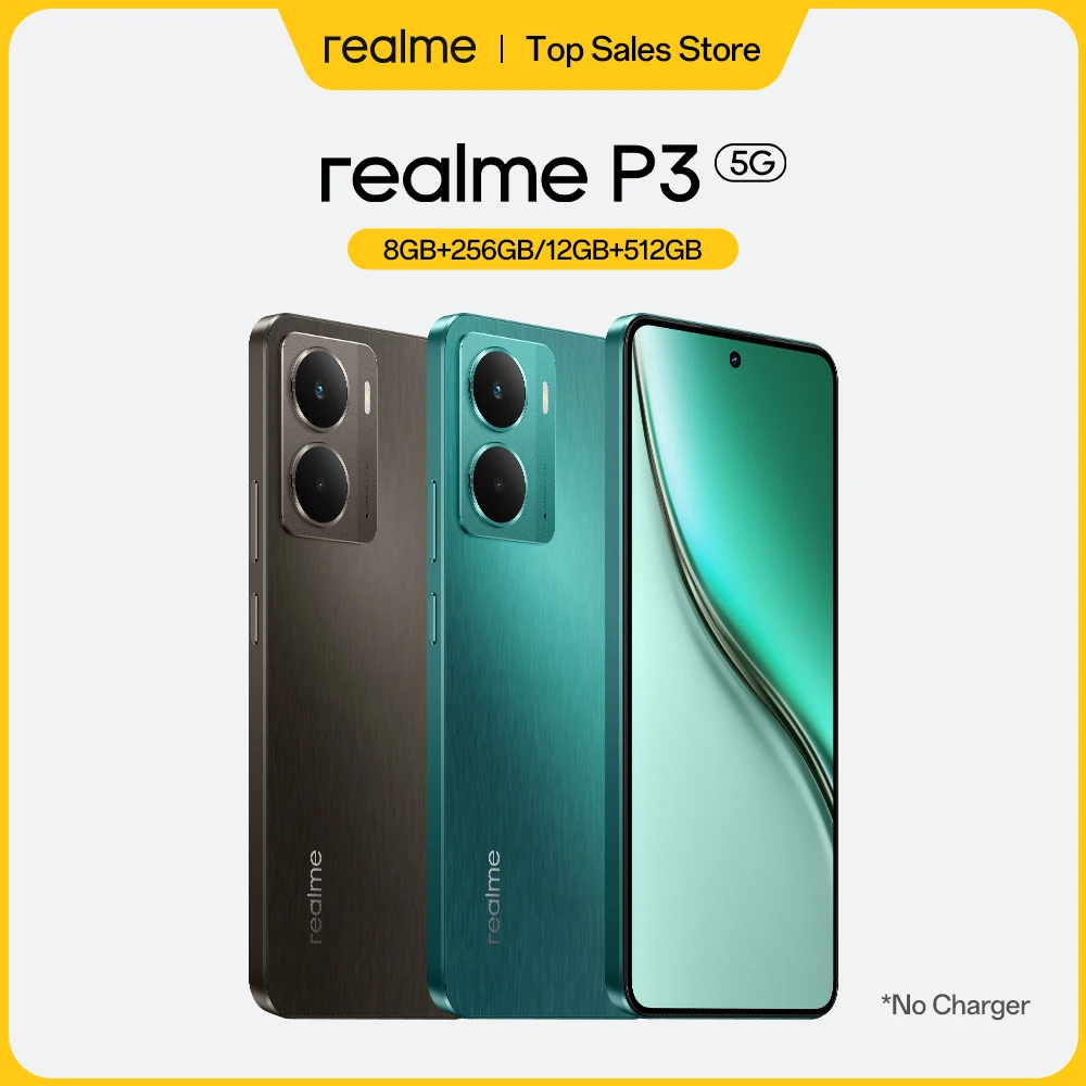 realme P3 5G Smartphone Global Version NFC 5260mAh Battery 45W Charge 6.67