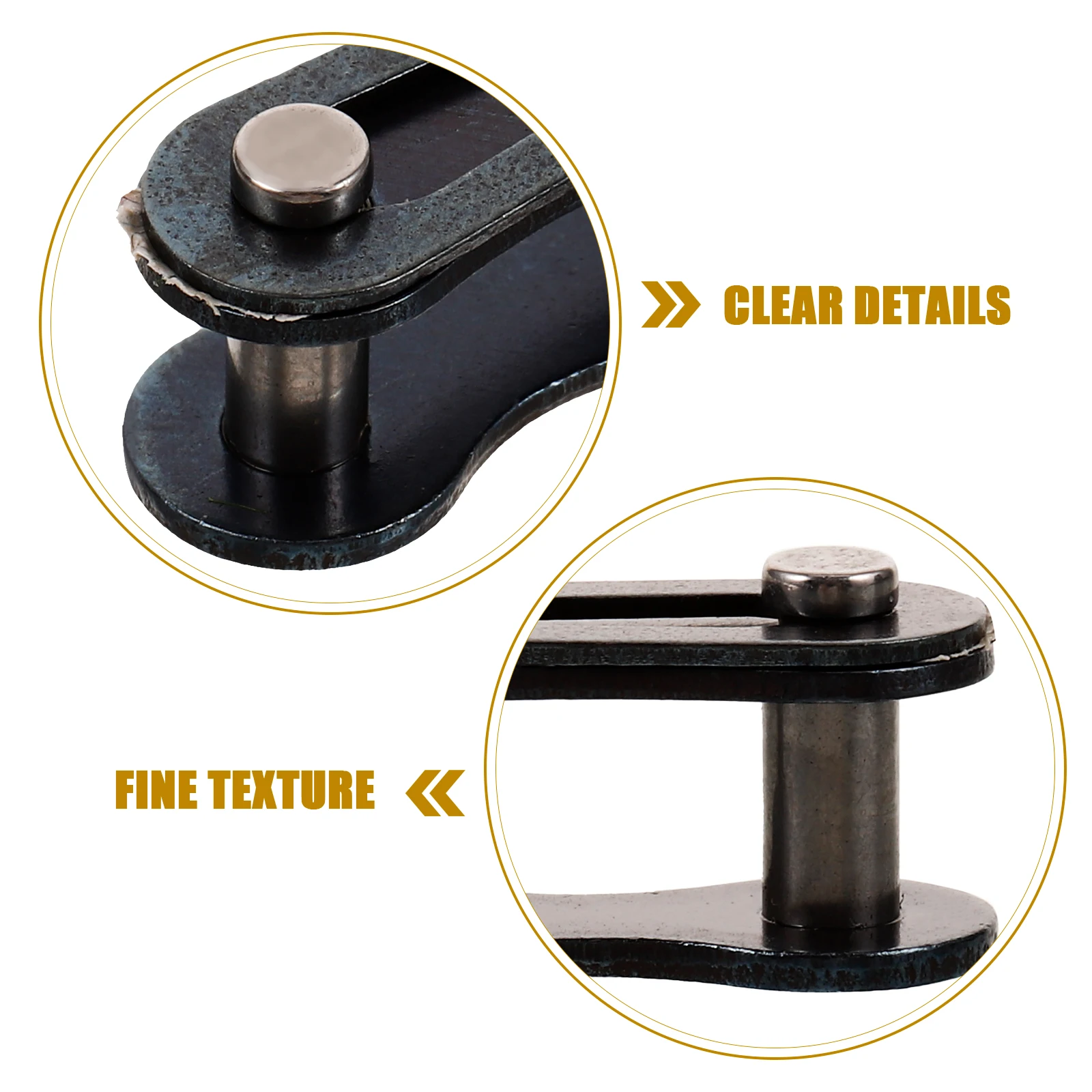 

10pcs Bicycle Chain Links Quick Release Connector For Roller Chain Bike Supplies Durable Alloy Link Attachments