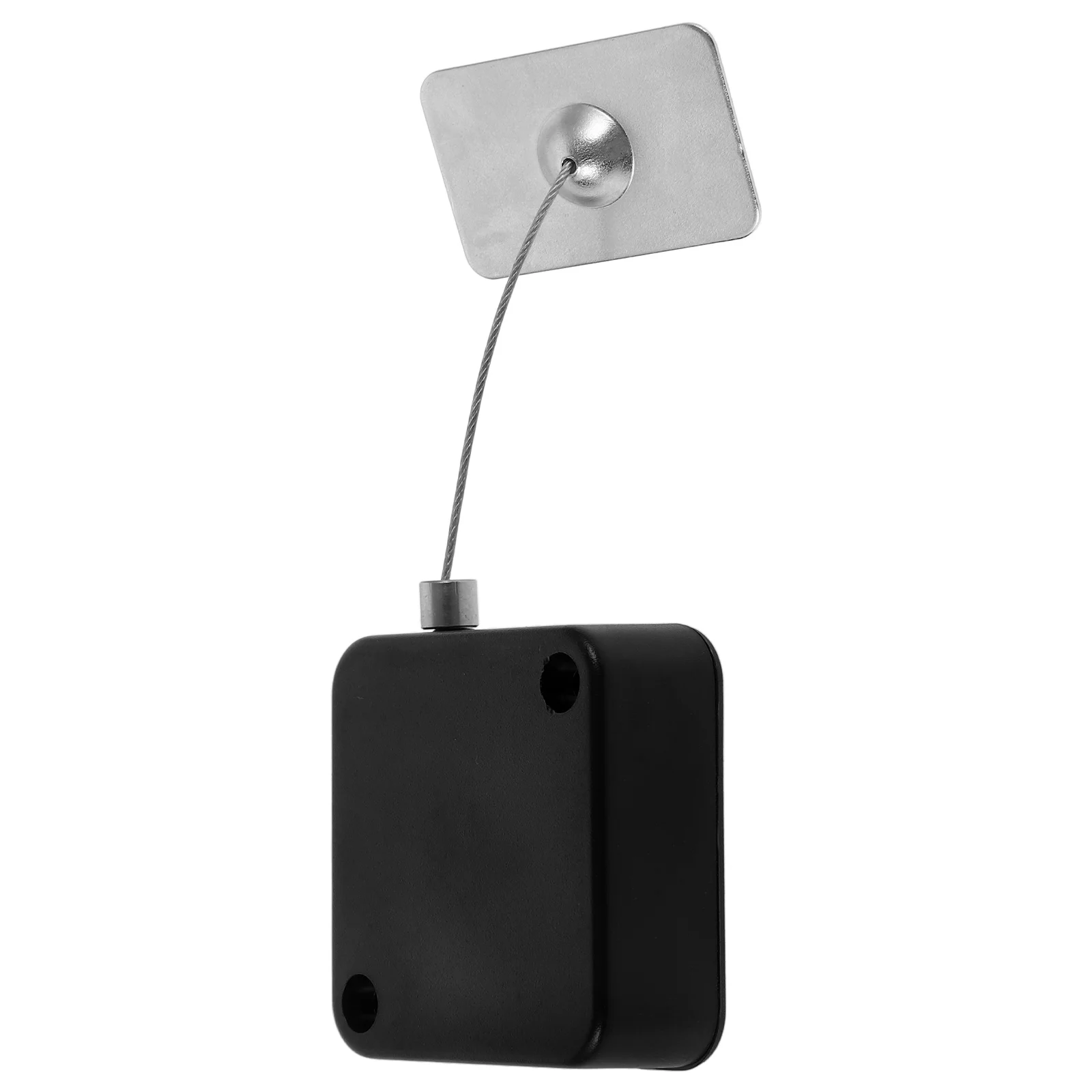 Anti theft Pull Box 1M Wire Rope Retractable Case Lock Clip Square Iron Cap for Digital Equipment Loss Prevention in