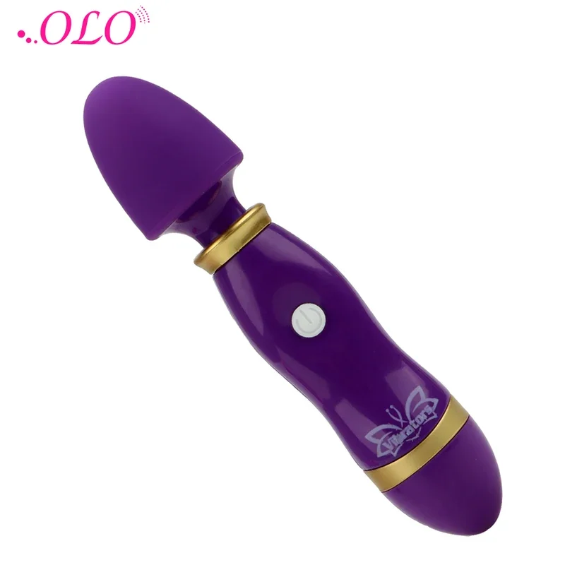 Olo female masturbation magic rod AV stick G-spot vibrator clitory stimulate adult products 12 speed sex toys for women