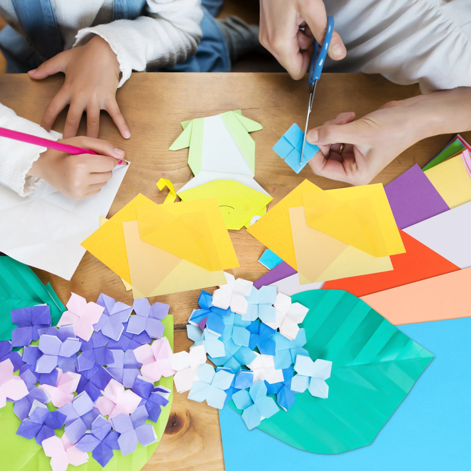 

300 Sheets 6 Inch Square Colorful Origami Paper for Crafting DIY Scrapbooking Kids Art Projects Multicolored Folding Paper Craft