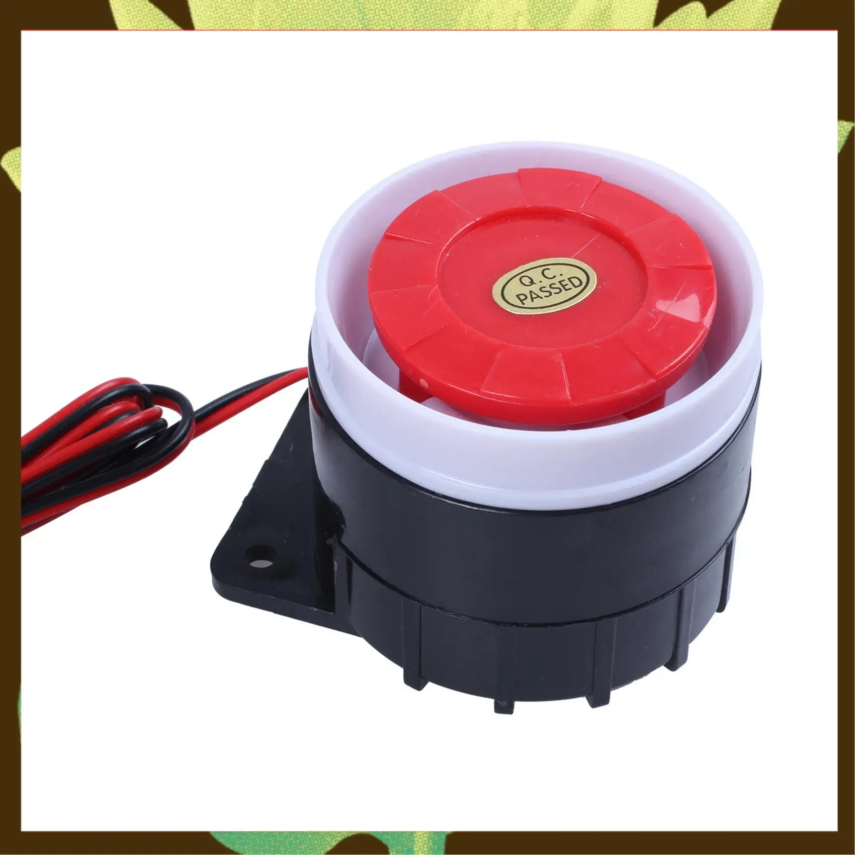 2X Wired Mini Siren For Home Security Alarm System Horn Siren 120DB 12V-[Y03A]