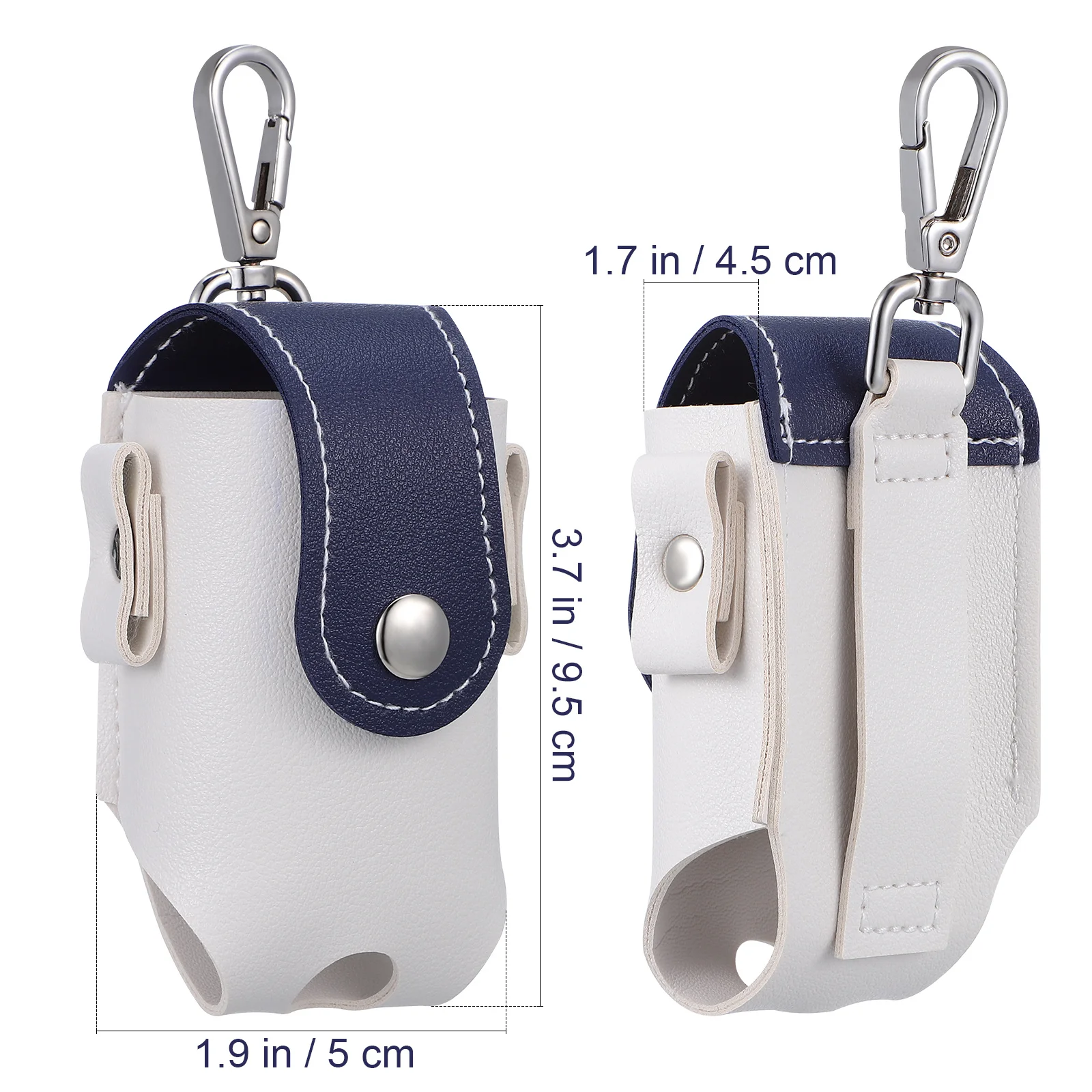 2Pcs Golfs Ball Bag Stable Wear-Resistant Waist Pack Golfs Ball Holder Outdoor Convenient Storage Waist Pack Golfing Bag