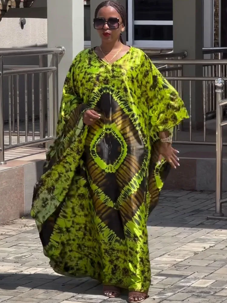 فستان قفطان رمضان للنساء 2024، مجموعة ملابس الحفلات الأفريقية، فستان Dashiki Boubou أنقرة الطويل