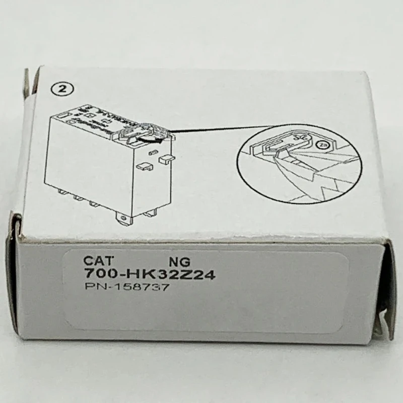 2Pcs Brand New Original 700-HK32Z24 700-HK General Purpose Slim Line Relay 8 Amp Contact 24V DC 700HK32Z24 Fast Delivery