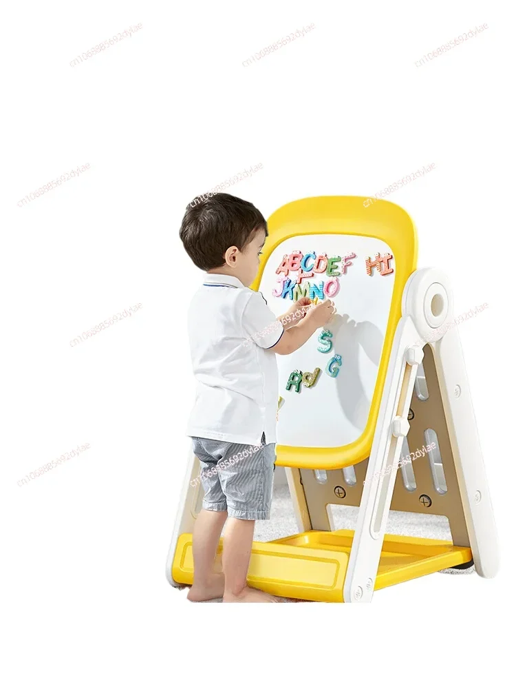 Children's Drawing Board Erasable Magnetic Graffiti Board Bracket Type Household Dust-free