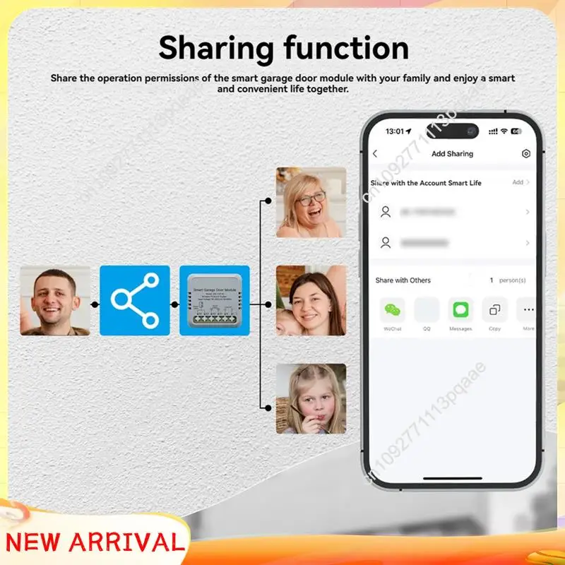 N84R Tuya Zigbee Garage Door Controller Module Opener Smart Life APP Remote Control Works For Alexa Google