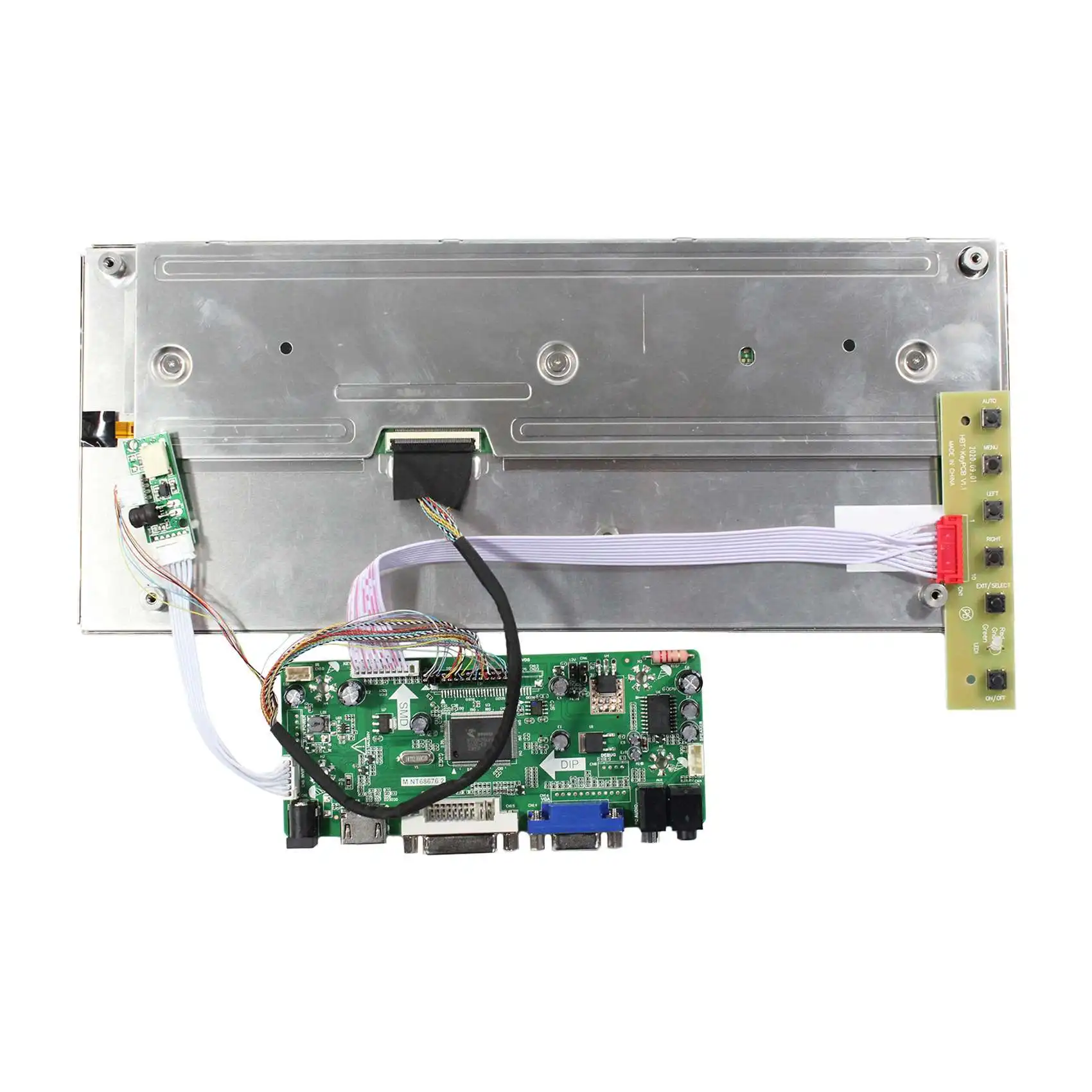 HD-MI VGA DVI LCD مجلس 12.3 بوصة HSD123KPW1-A30/HSD123KPW2-D10 سطوع 850nit للسيارة وحدة عرض ، شاشة الإعلان