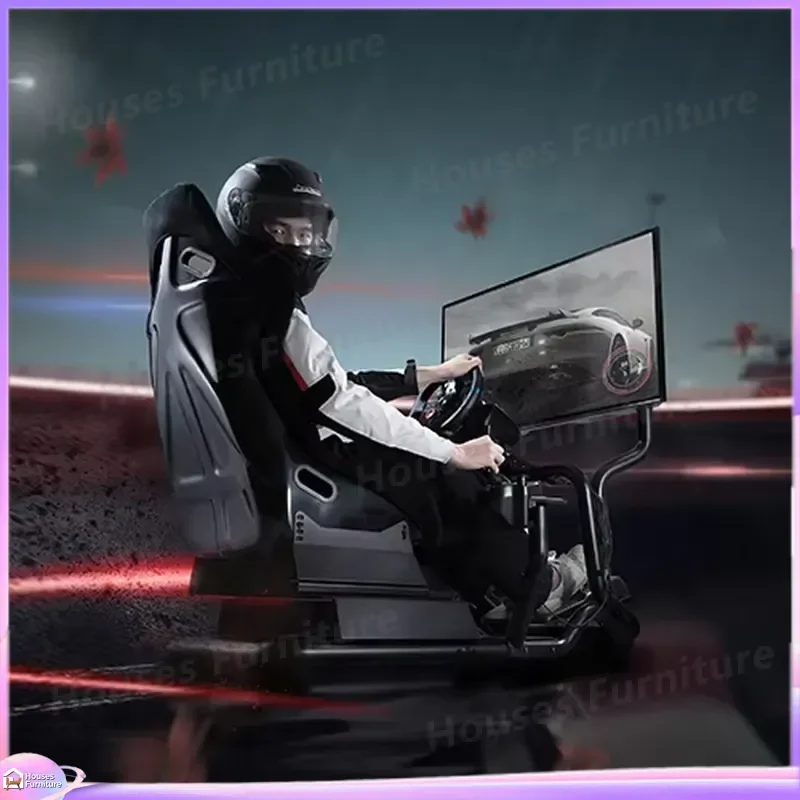 210 Racing Gaming Chair Adjustable Fiberglass Bucket Seat Simulator Cockpit Ergonomic Computer Desk Office Gamer Seat High - view 4