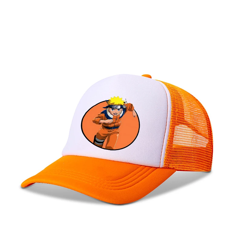 Naruto Boy Baseball Cap Male Sunshade Sunscreen Cap Man Anime Cartoon Hip Hop Caps Fashion Leisure Net Hat Parent-child Hats New view 4