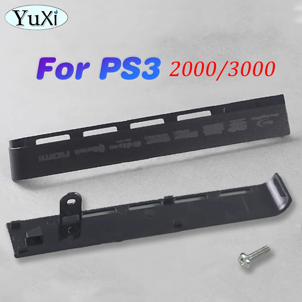 

1Pcs For PS3 Slim 2000 3000 Black Hard Drive HDD Slot Door Cover Case Clip Screw Kit For PlayStation Slim 2000 3000 Console