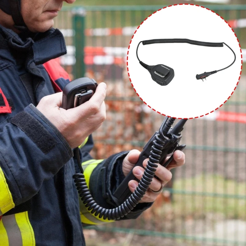 Microfone alto-falante rádio duas maneiras para o microfone alto-falante handheld reposição IC-F1000 IC-F2000