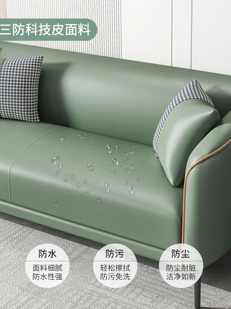 Cloth living room, modern, minimalist, luxurious, three person clothing store, lounge area, reception sofa image 3
