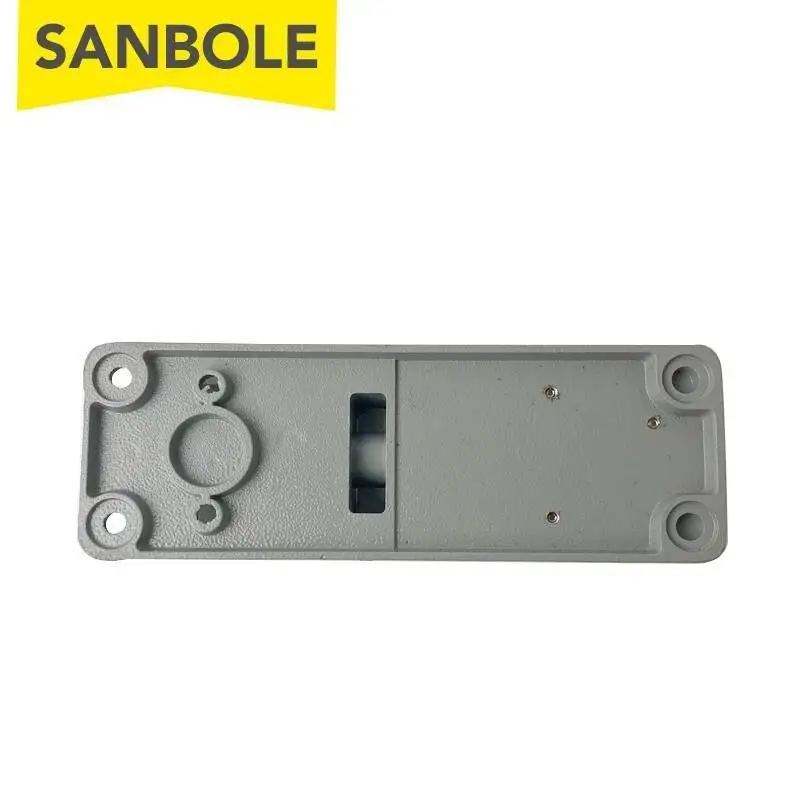 مصباح كهربي سفلي YDT1-17 دواسة نوع 6A 380VAC غلاف من الألومنيوم الفضة نقطة الاتصال الكهربائية دفع زر أداة الصناعية