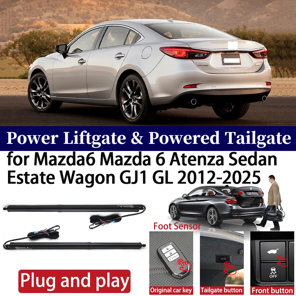 

for Mazda6 Mazda 6 Atenza Sedan Estate Wagon GJ1 GL 2012-2025 Car Auto Power Electric Tailgate Liftgate Lift Trunk Closer System