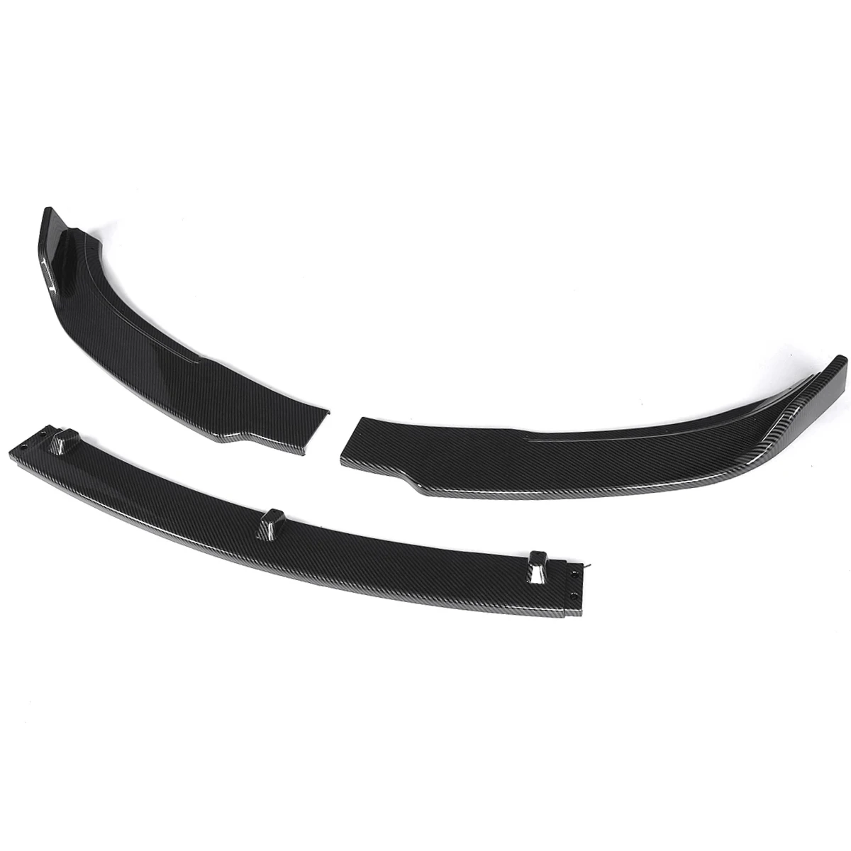 

Car Look Front Bumper Lip Body Kit Spoiler Splitters Body Kit Detachable Auto Exterior Parts For Tesla Model 3 Sedan 2016-2019