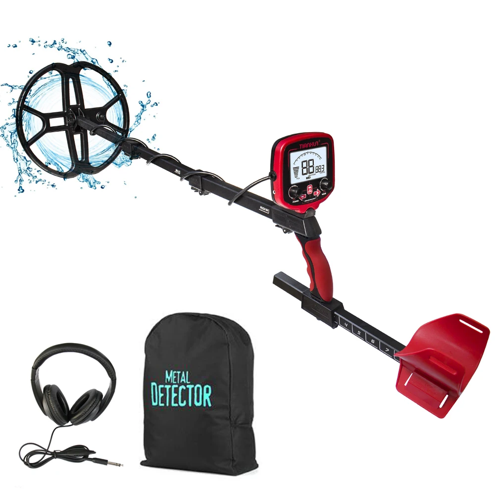 Professional Underground Metal Detector TX-850 with 12inch bigger coil Gold Digger Treasure Hunter Detecting Equipment