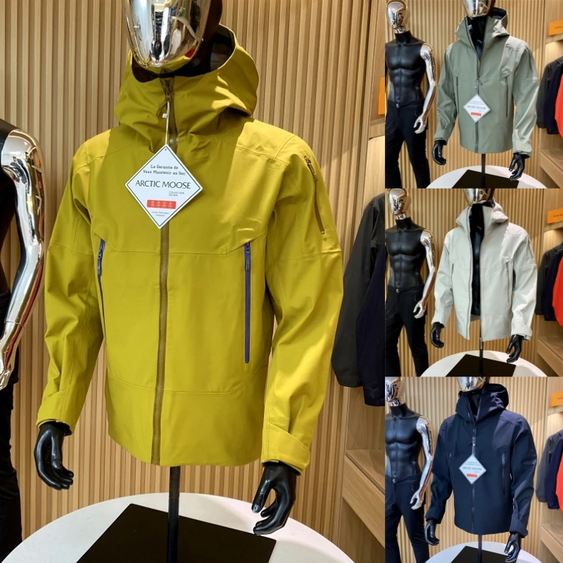 

Premium Quali Outdoor Floing Windproof Soft ell Jaet Full Glue Waterproof Spring Youth Stand Fit Long Sve Zippe...