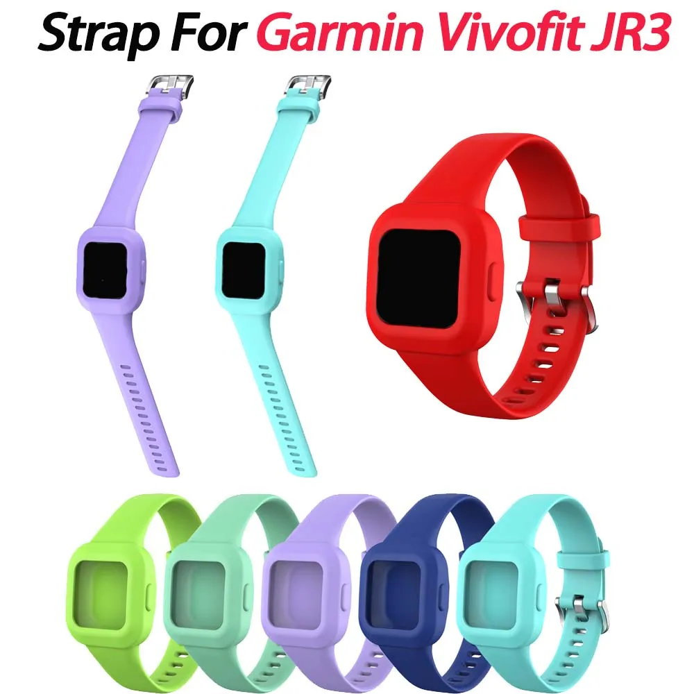 Correa de silicona para reloj inteligente Garmin Vivofit JR3, pulsera resistente al agua, accesorios para Vivofit JR 3