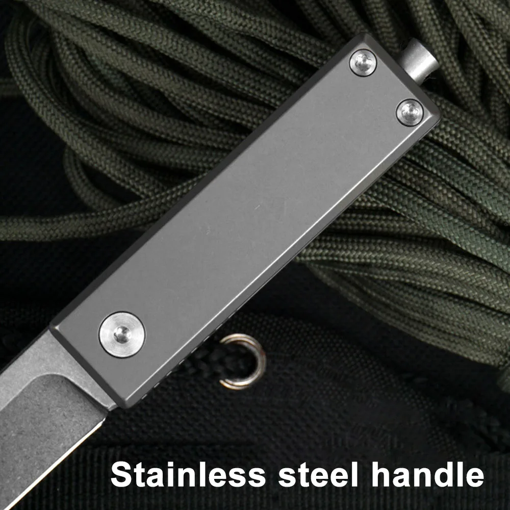 Imagem -04 - Edc Facas de Bolso e Facas Dobráveis Cool Multitool Faca de Sobrevivência Knofe Keychain Autodefesa Outdoor Small Camping Faca Dobrável