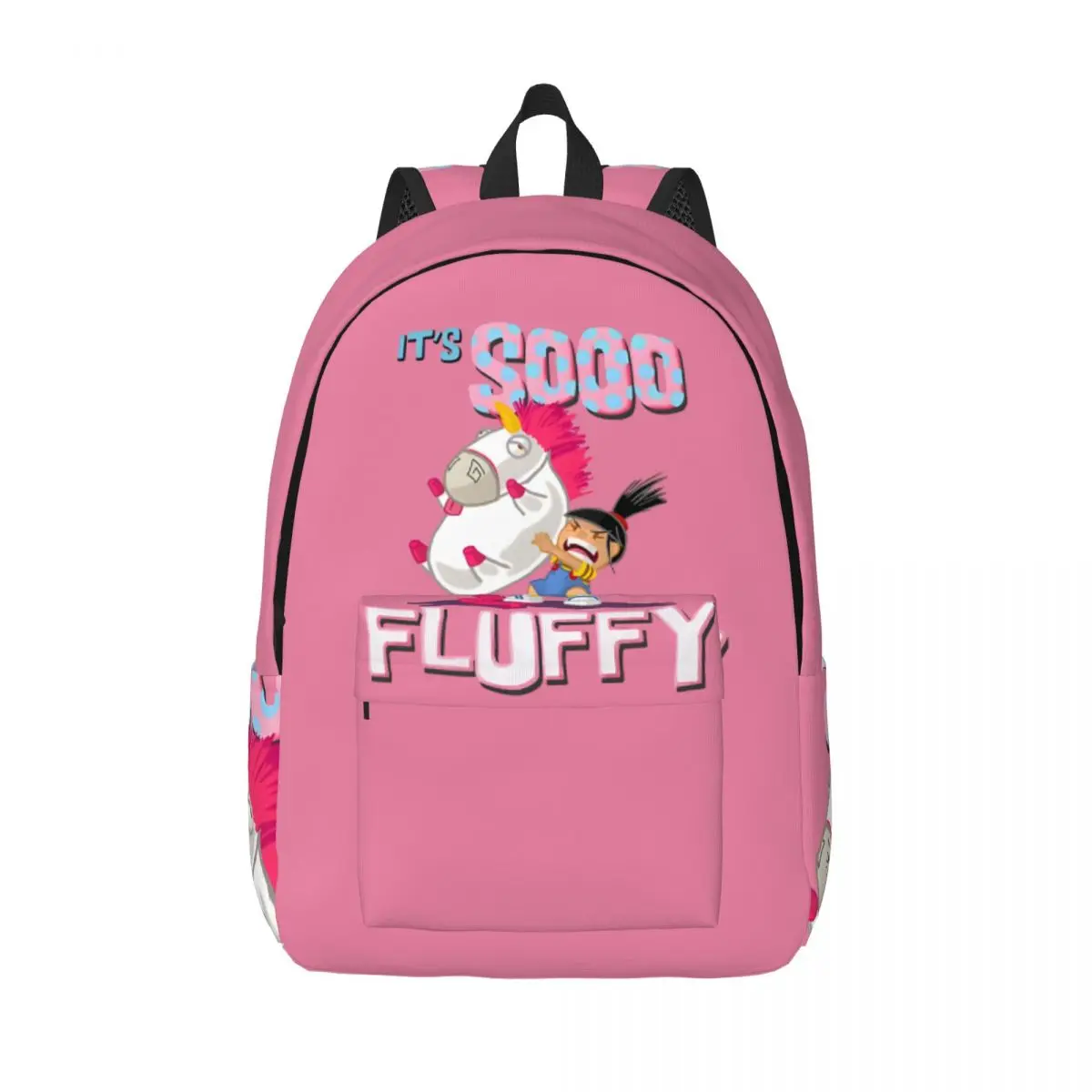 

Fluffy Unicorn Daypack Minion Despicable Me For Kid Daily Journey Gift Retro Washable Laptop Bag