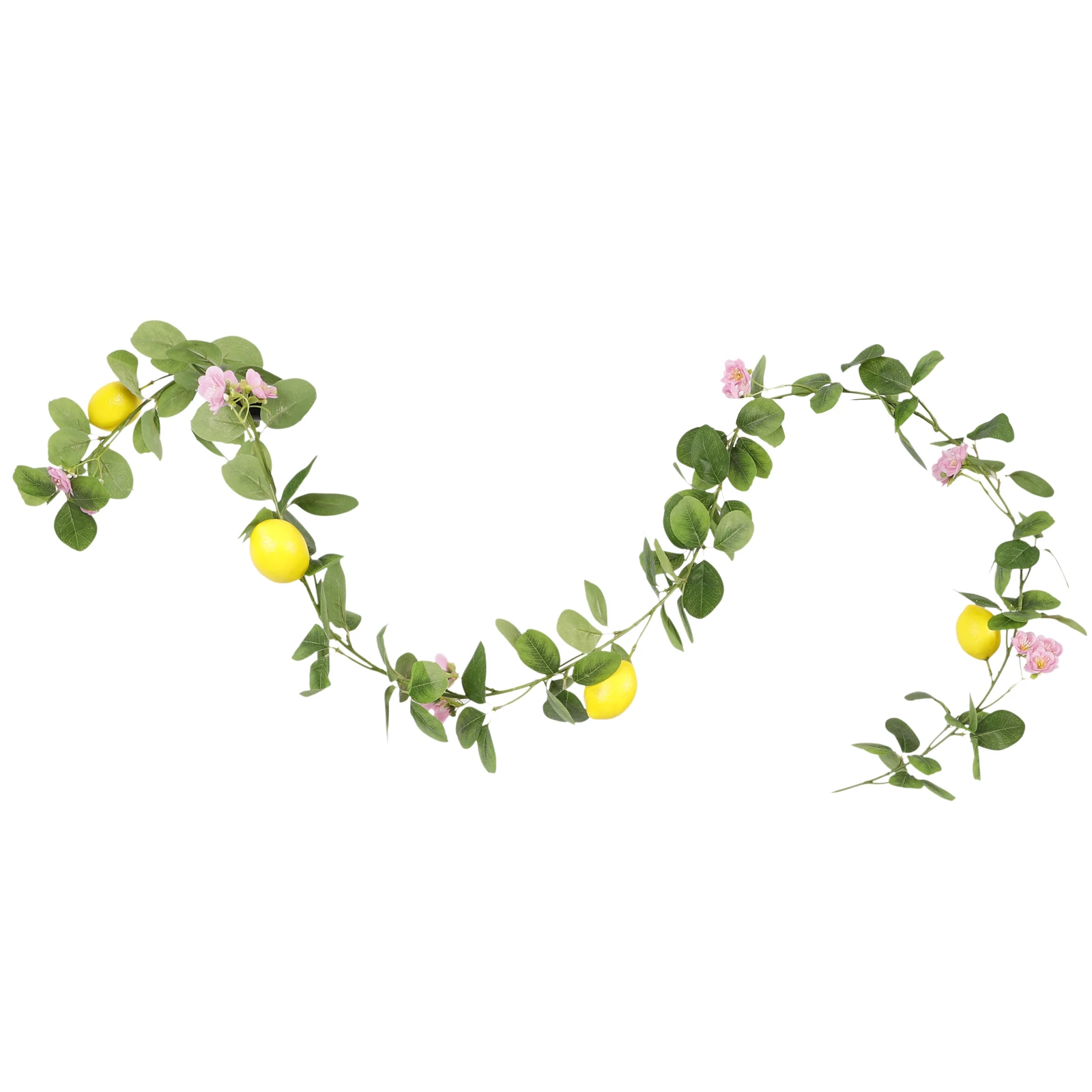

Artificial Lemon Simulation Rattan Stem Realistic Greenery Plastic Artificial Lemon Garland Home Kitchen DecorFruits