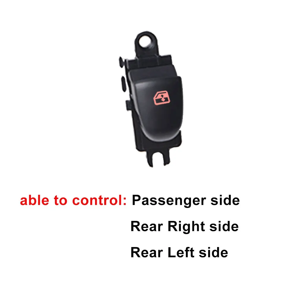 Car Window Control Switch Power Glass Lifter Passenger Side Button for Nissan x-trail t32 rogue qashqai j11 Murano Serena C27