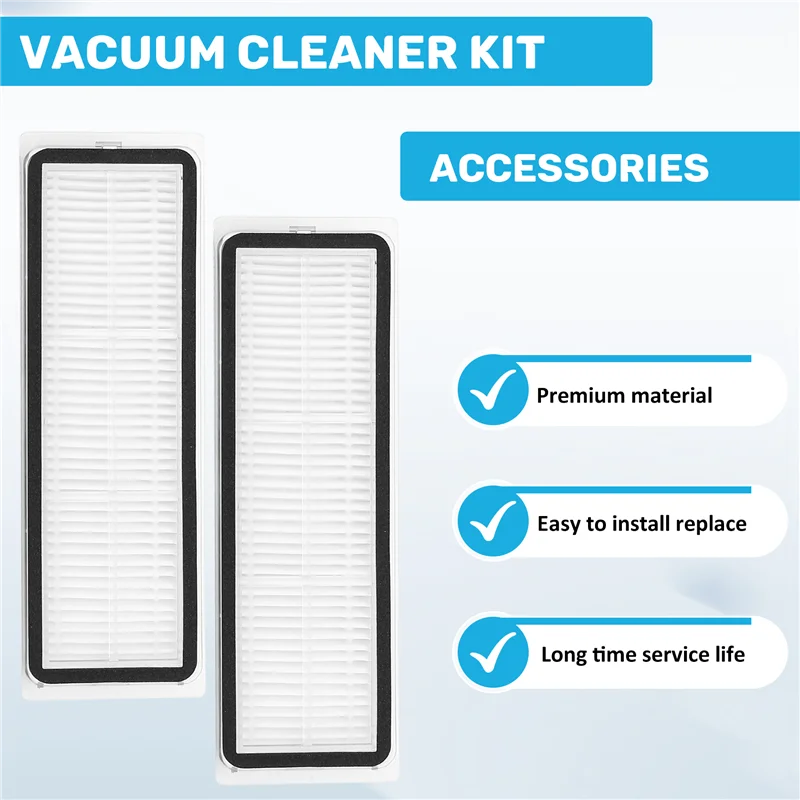 AEB1-8PCS Hepa Filter Hoofdborstel Mop Doek Vervanging Kits Voor Xiaomi Mijia 1C 2C/STYTJ01ZHM Robot Stofzuiger onderdelen