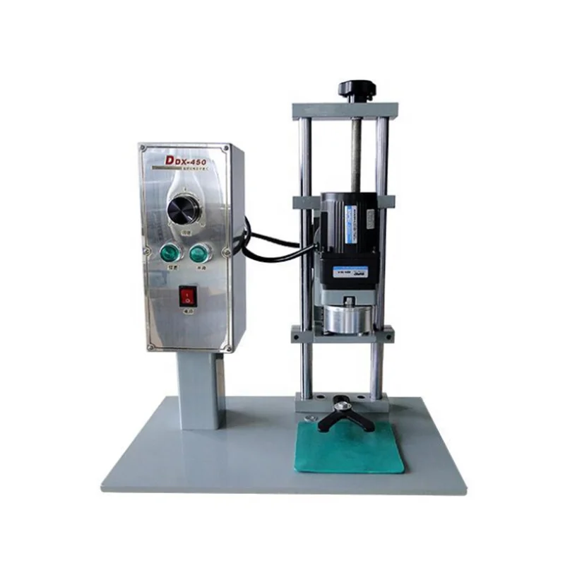 DUOQI DDX-450 II Mineral Processing Line Capping Machines Desktop Semi Automatic Capping Sealing Machines for Bottle Capper