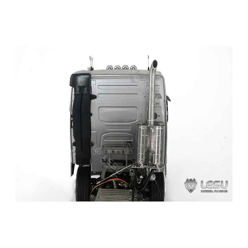 LESU أنبوب عادم الدخان المعدني لشاحنة جرار RC 1/14 نموذج Tamiyay ألعاب خارجية TH19931 #6