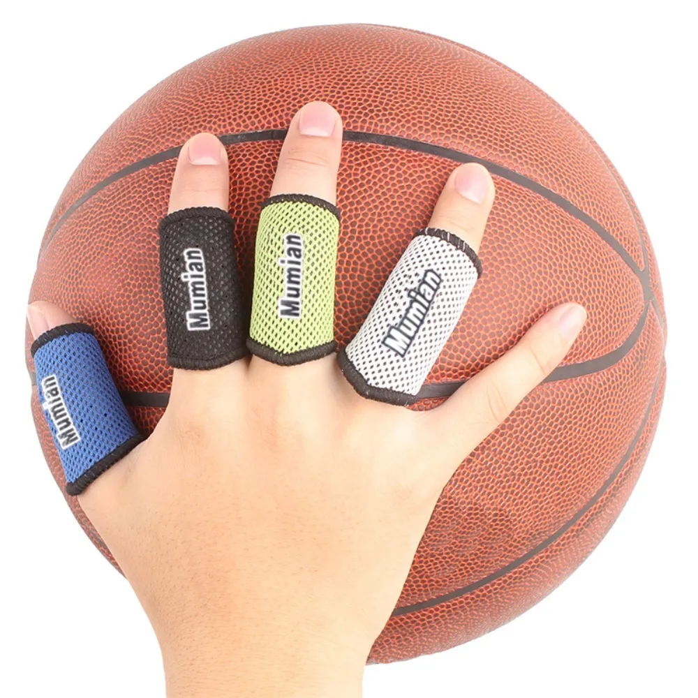 2Pcs Quality Finger Support Elastic Finger Sleeve Wear-resistant Breathable Finger Protection Guard Mesh Finger Stall Sports