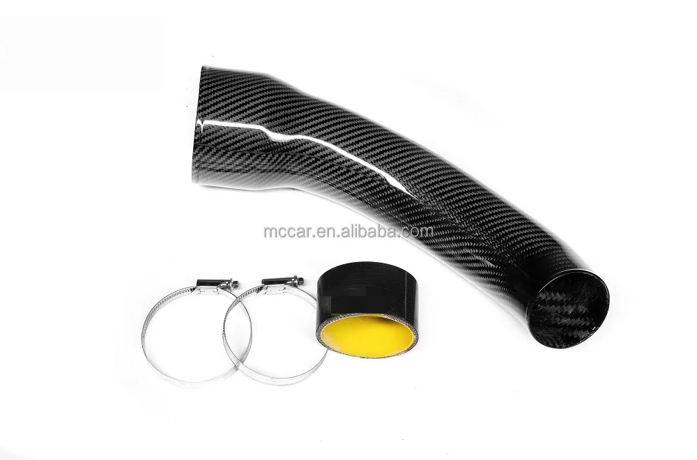 High Performance and High Quality Real Dry Carbon Fiber Intake System Track for AUDI A6 A7 3.0T 2.5L Air Intake Pipe with Filter