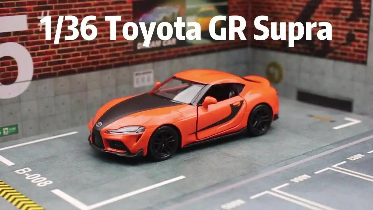 1/36 Toyota GR Supra JDM Racing Car Toy RMZ City Diecast Alloy