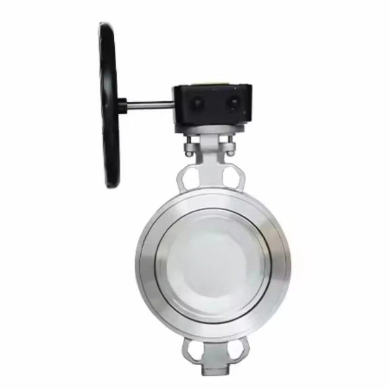 Butterfly Valve with Double Eccentric Turbine Clamping