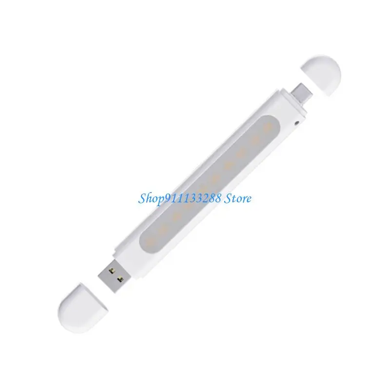 G88D USB LED Lamp USB Night Light Support Micro USB/ TypeC for Camping and Travel